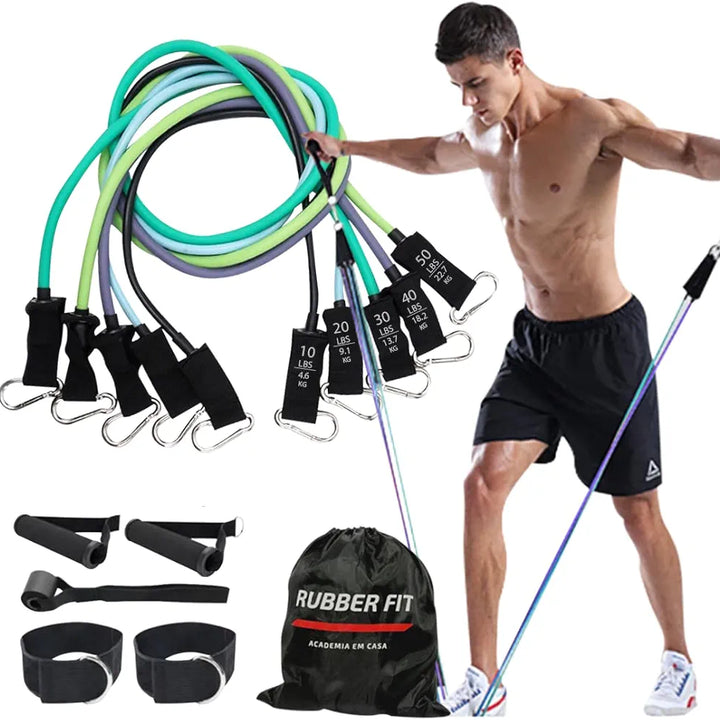 Kit De Bandas De Resistencia 11pzs