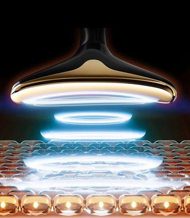 Masajeador facial rejuvenecedor con luz LED 3 en 1