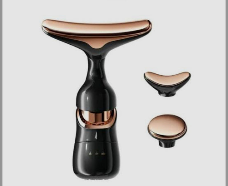 Masajeador facial rejuvenecedor con luz LED