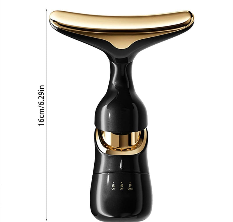 Masajeador facial rejuvenecedor con luz LED