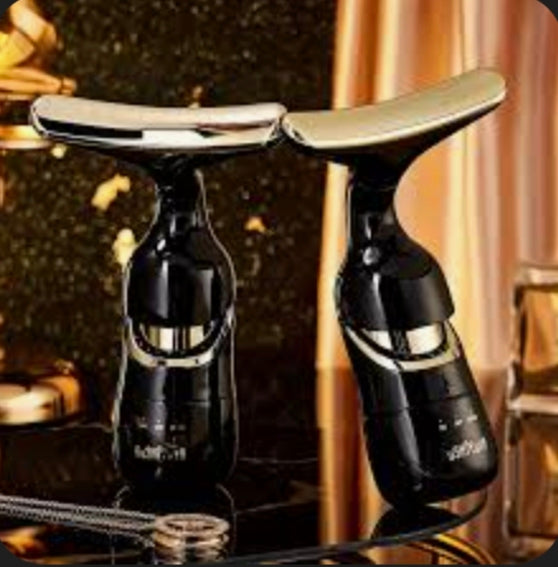 Masajeador facial rejuvenecedor con luz LED 3 en 1