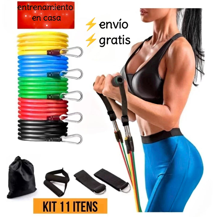 Kit De Bandas De Resistencia 11pzs