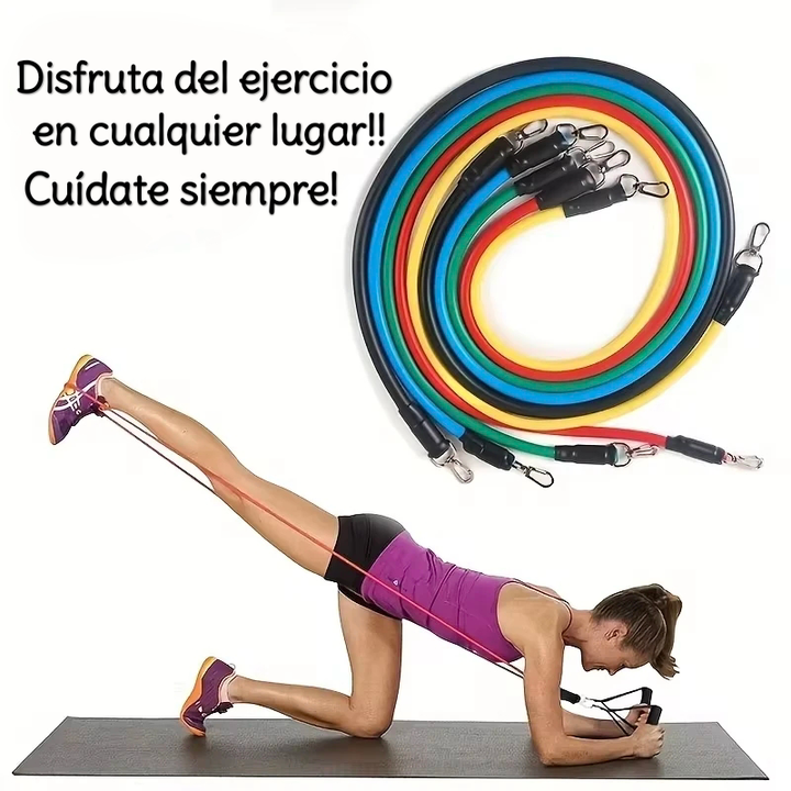Kit De Bandas De Resistencia 11pzs