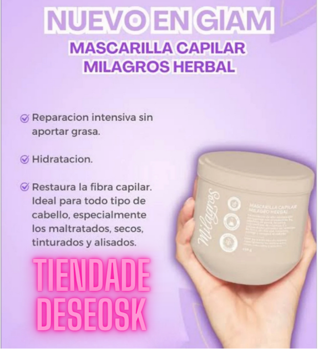 Mascarilla Herbal Milagros