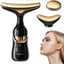 Masajeador facial rejuvenecedor con luz LED 3 en 1