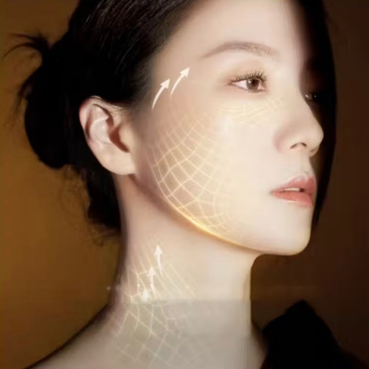 Masajeador facial rejuvenecedor con luz LED 3 en 1