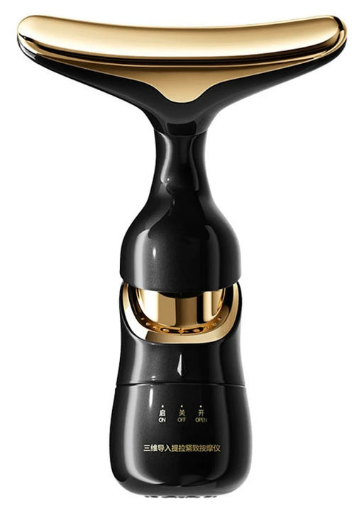 Masajeador facial rejuvenecedor con luz LED 3 en 1