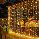 Luces Led Navidad Panel Solar 20 Mtr