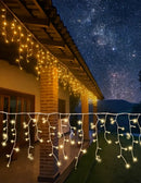 Luces Led Navidad Panel Solar 20 Mtr