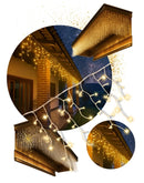 Luces Led Navidad Panel Solar 20 Mtr