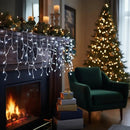 Luces Led Navidad Panel Solar 20 Mtr