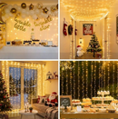 Luces Led Navidad Panel Solar 20 Mtr