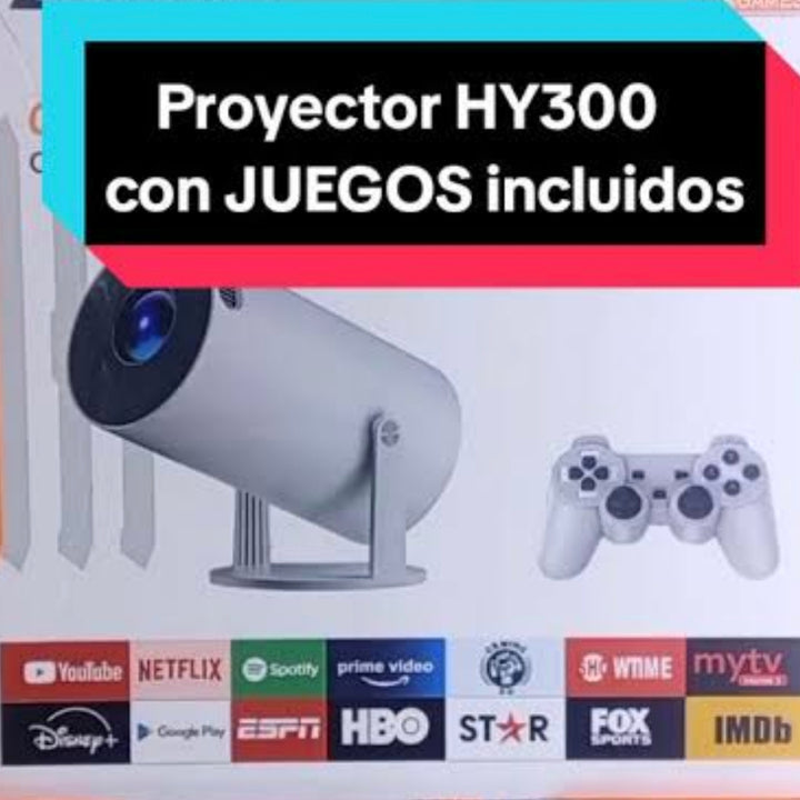 Proyector Hy300 4k Consola Portatil
