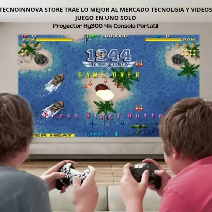 Proyector Hy300 4k Consola Portatil