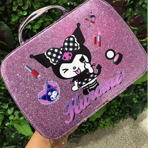 Maleta Kit Maquillaje Kuromi Kawai Ninas