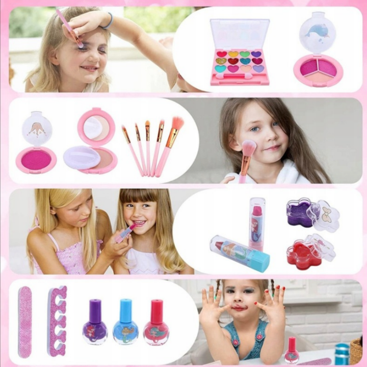 Maleta Kit Maquillaje Kuromi Kawai Ninas