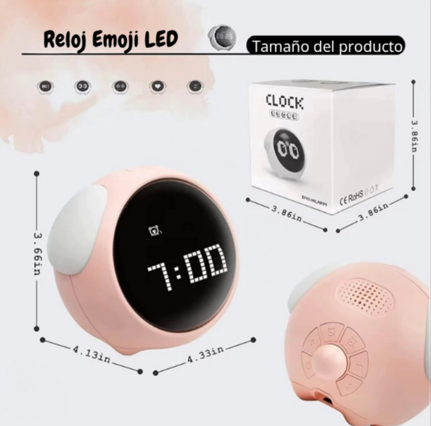 Reloj Emoji Led
