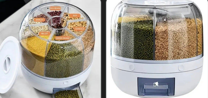 Dispensador De Granos Giratorio