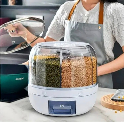 Dispensador De Granos Giratorio