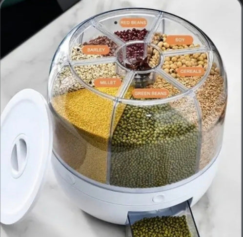 Dispensador De Granos Giratorio