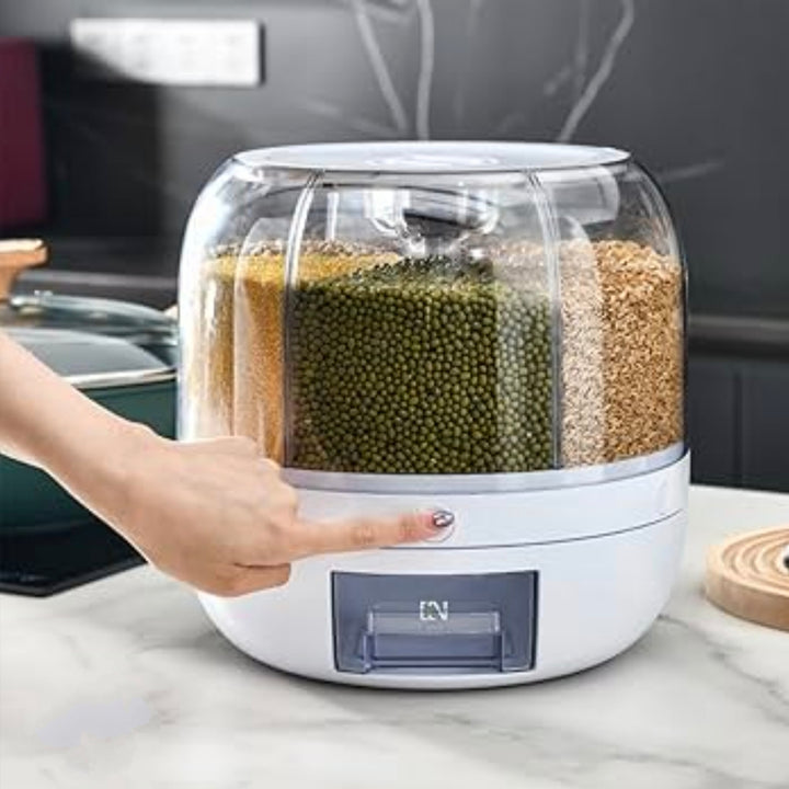 Dispensador De Granos Giratorio