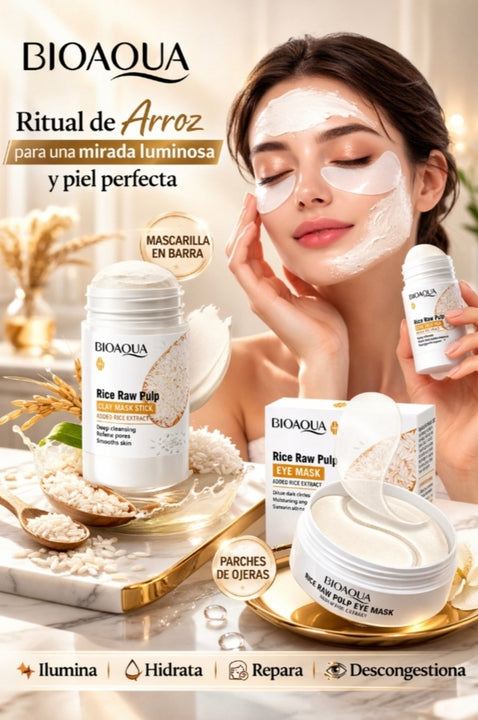 Piel de porcelana Ritual de Arroz Bioagua