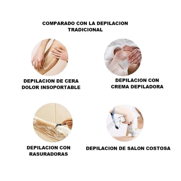 Depiladora de cristal premium